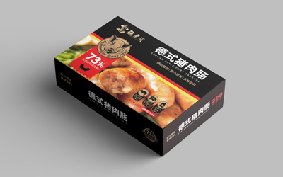 德式猪肉肠包装设计