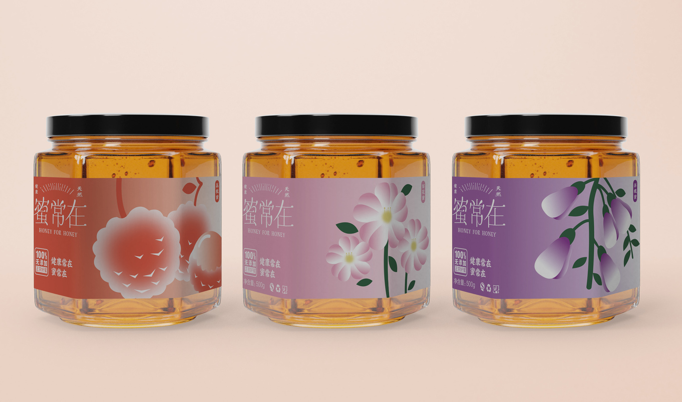 蜜常在蜂蜜包裝設計圖2
