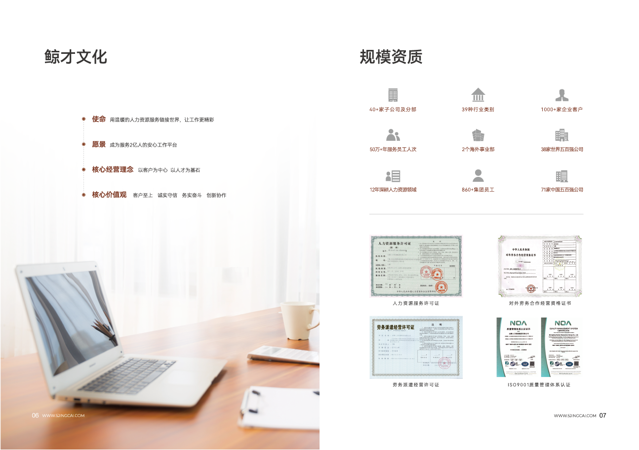 鲸才集团招聘 宣传册图4