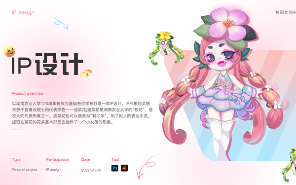 油菜花IP设计