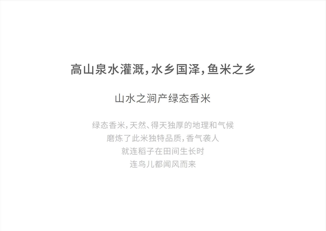 长康绿态大米包装设计提案图1