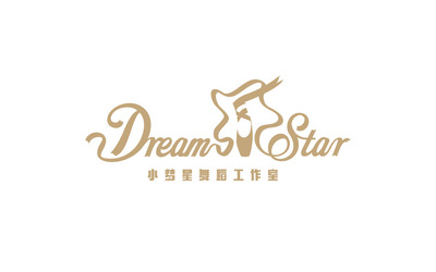 小梦星舞蹈工作室logo