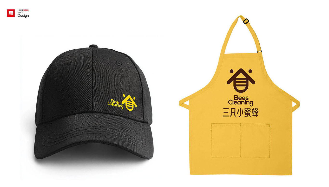 三只小蜜蜂logo/家政服务图4