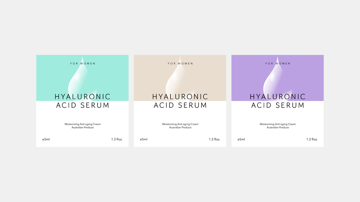 Hyaluronic澳洲化妝品包裝設計圖2