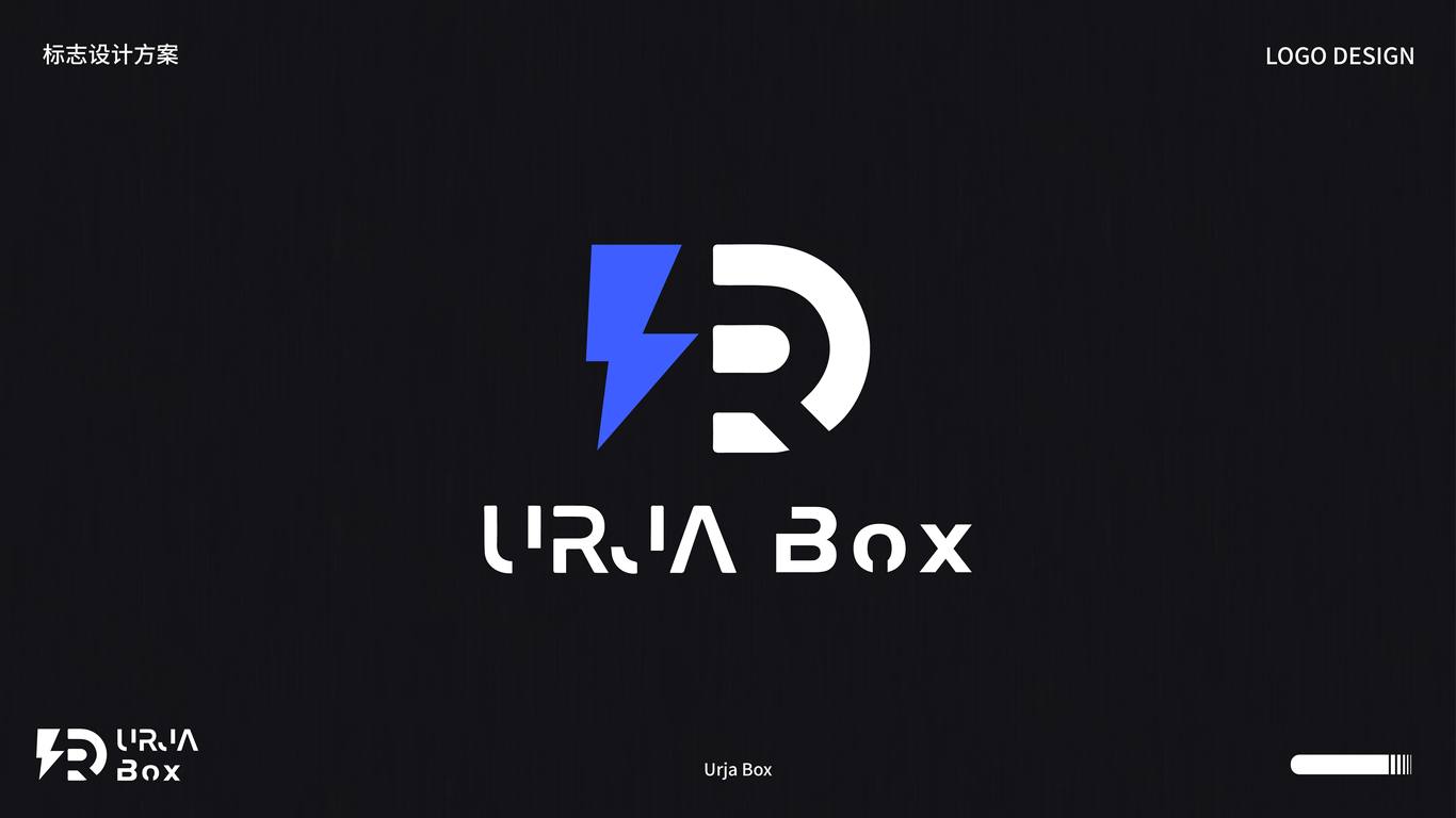 跨境科技公司  |  URJA科技公司的品牌LOGO设计图4