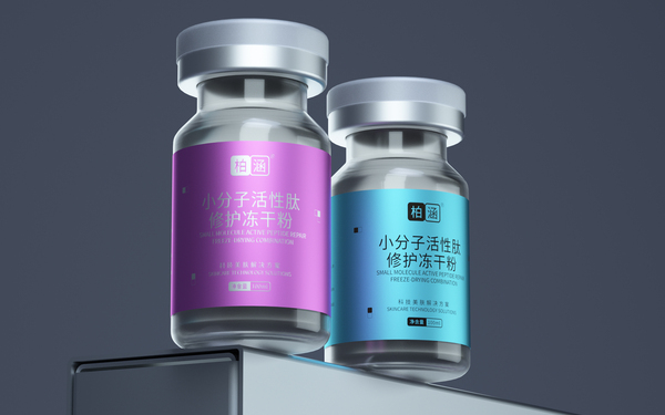 小分子多肽冻干粉套组电商视觉设计