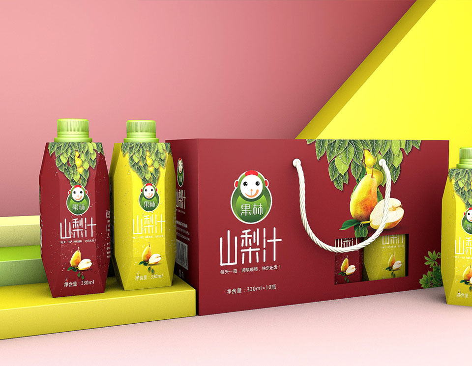 山梨汁品牌包裝設計圖3