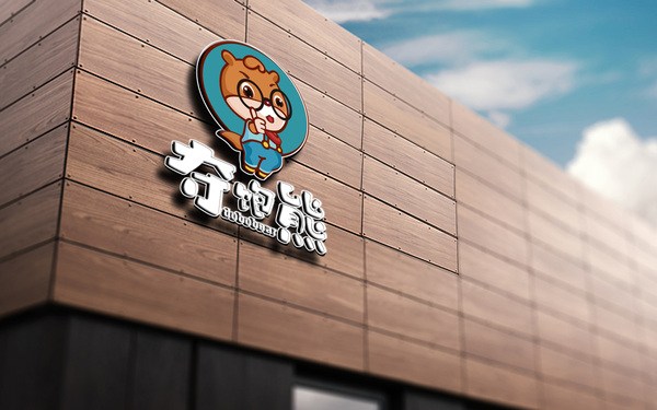 夺宝熊logo设计