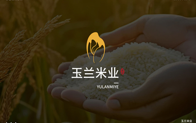 花卉與米業(yè)的設計融合 ｜ 玉蘭米業(yè)注冊類(lèi)Logo設計