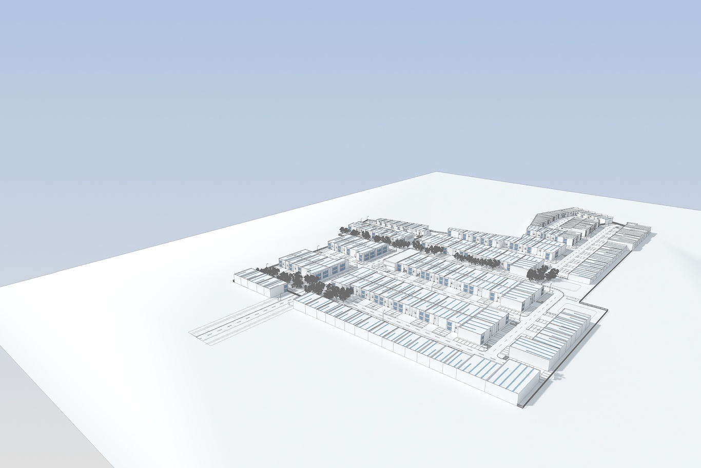 建筑3D设计模型制作图42