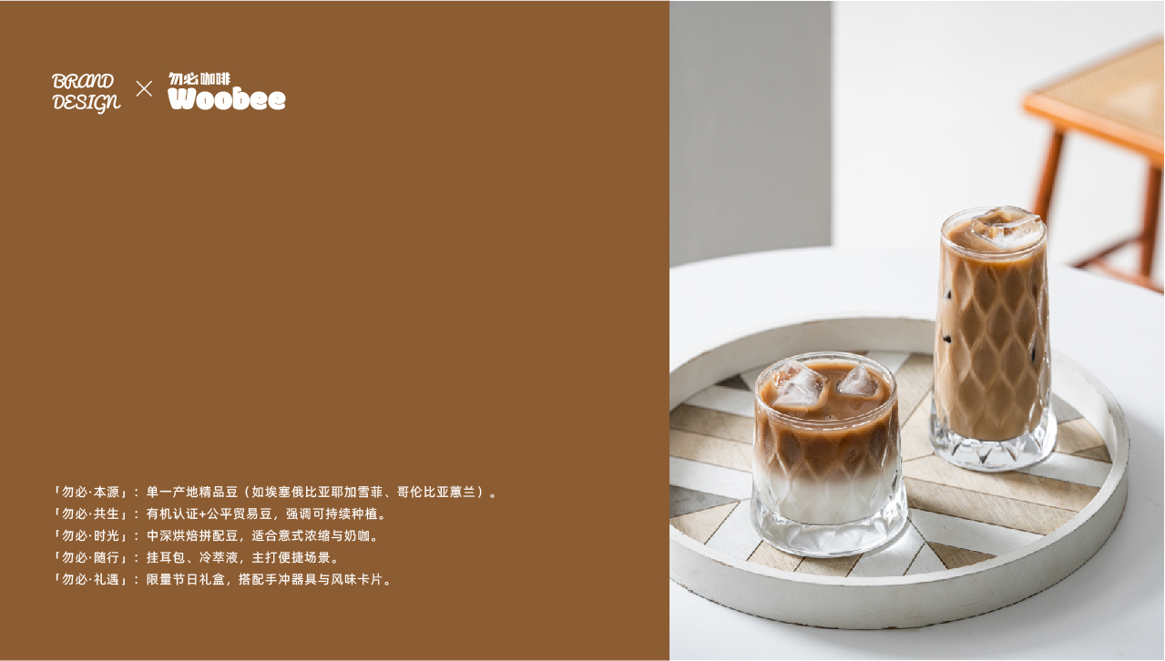 勿必咖啡WooBee coffee包裝設計方案圖2