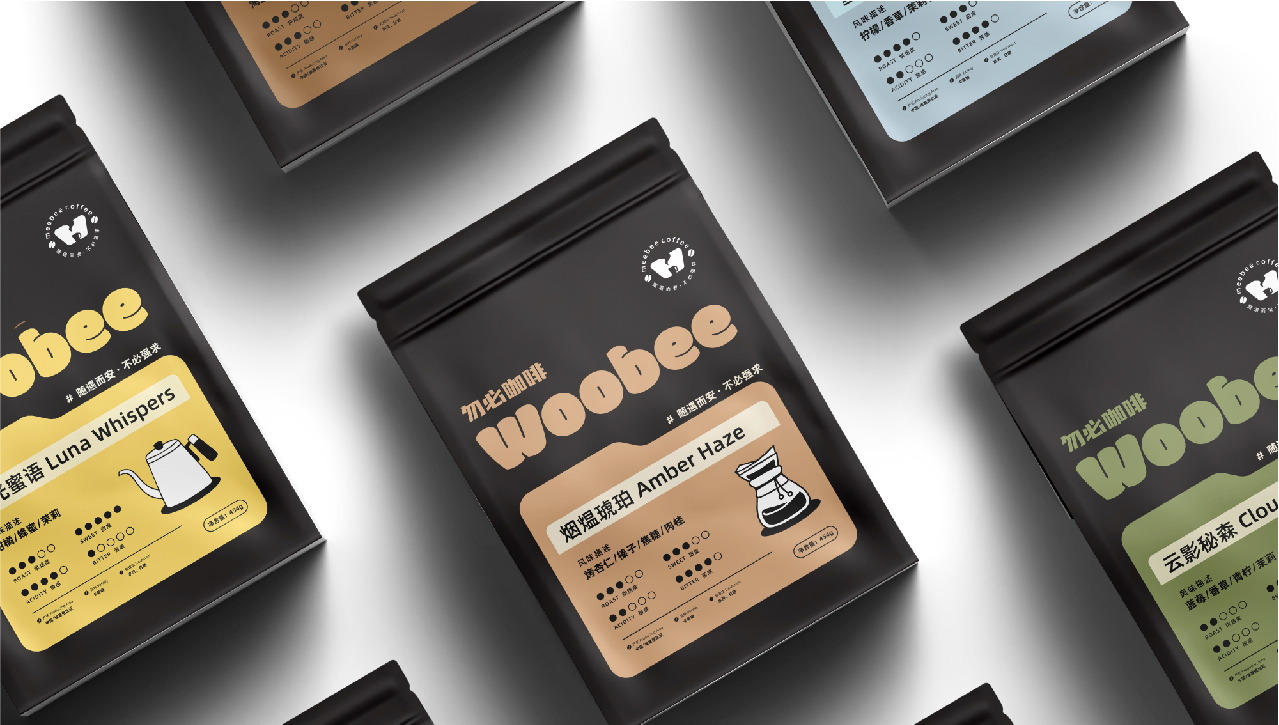 勿必咖啡WooBee coffee包裝設計方案圖16