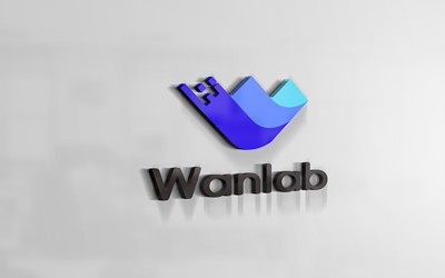 Wanlab万联易达AI logo设计