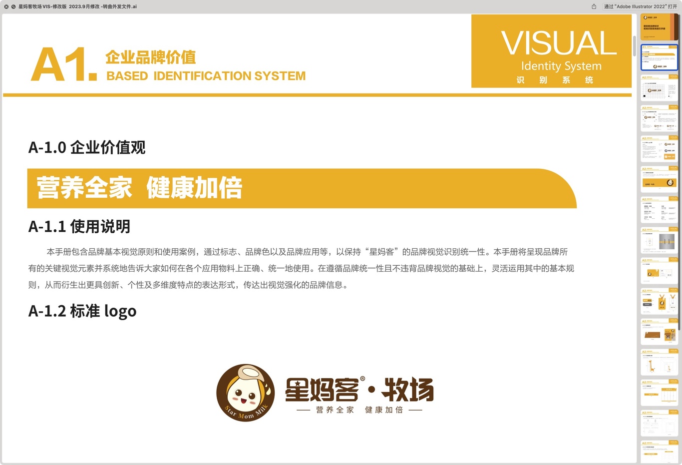 公司旗下子品牌的vi手册图5