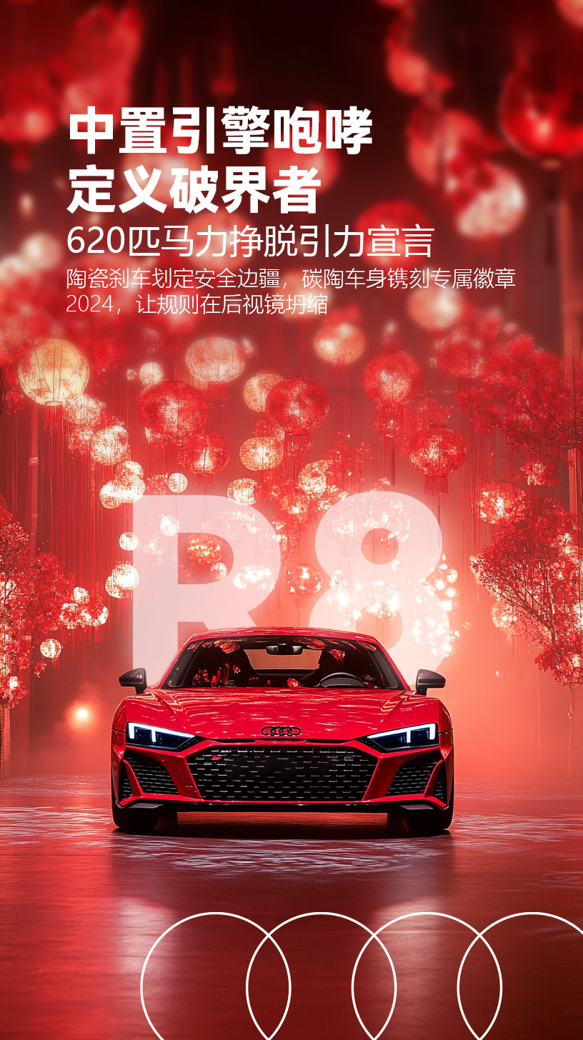 奧迪R8新春海報圖0