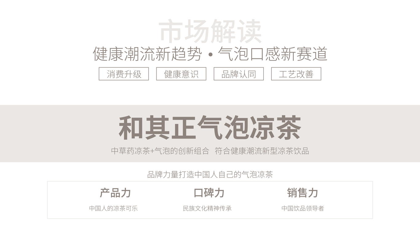 和其正氣泡涼茶新品上市創(chuàng  )意Campaign圖1