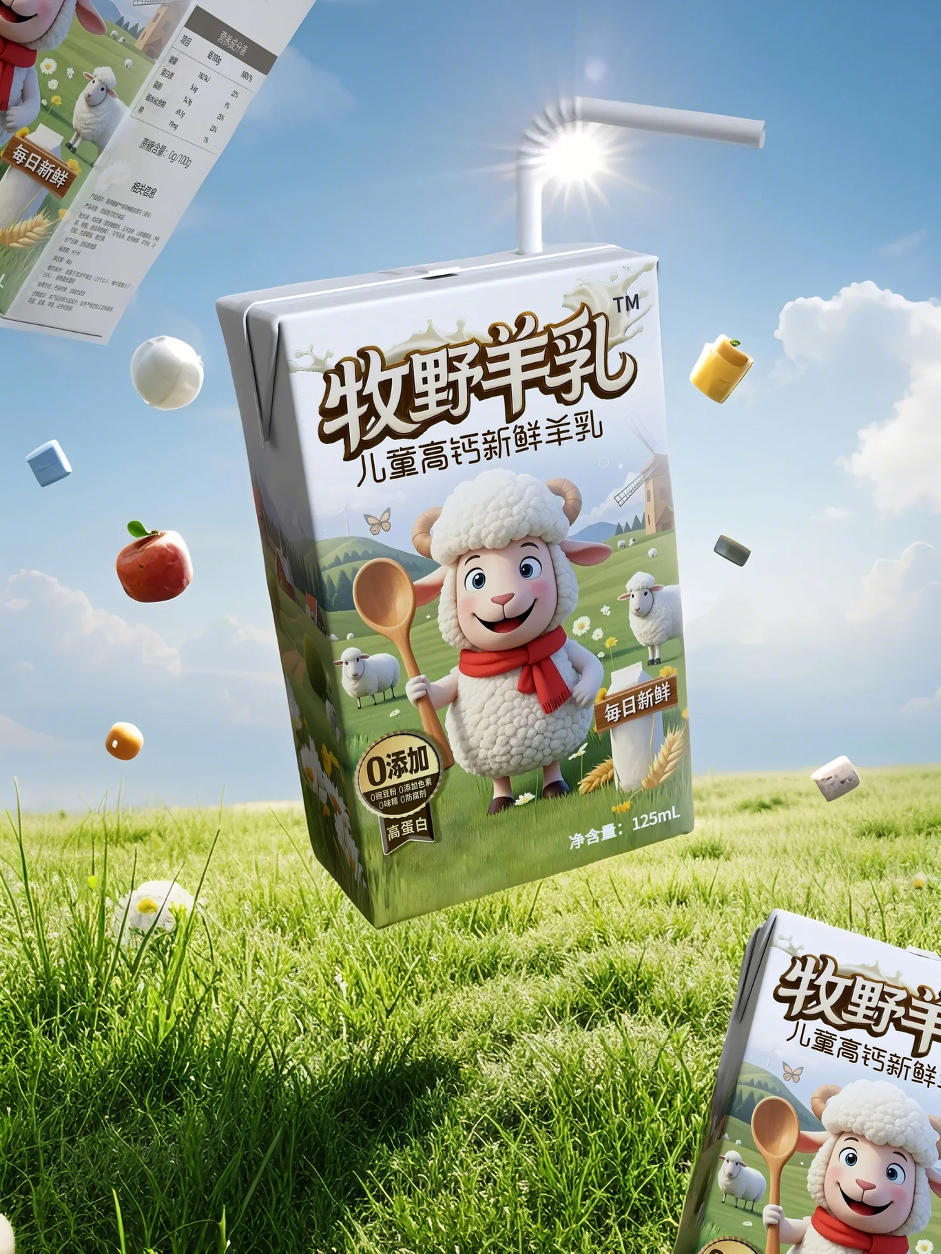 兒童羊奶-包裝設計圖3