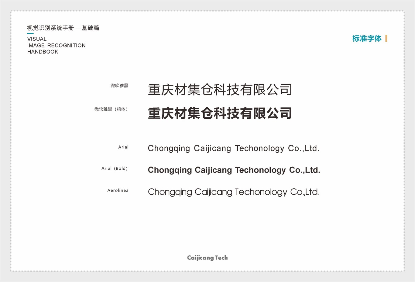 科技公司VI设计手册图17