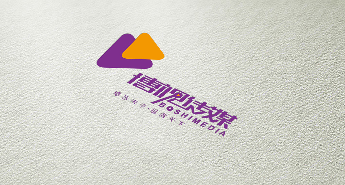 博视传媒品牌LOGO设计图2