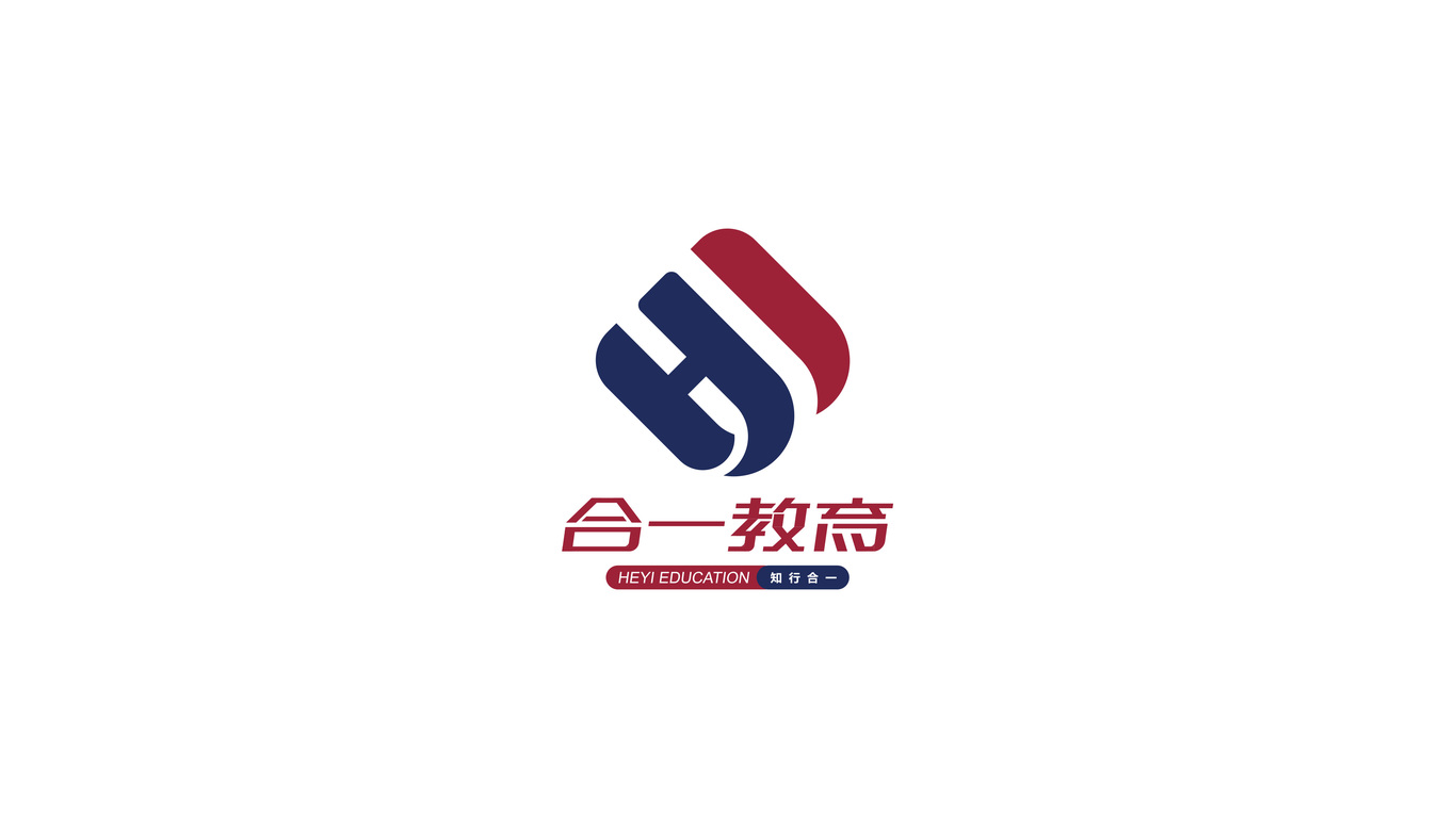 合一教育品牌LOGO设计图0