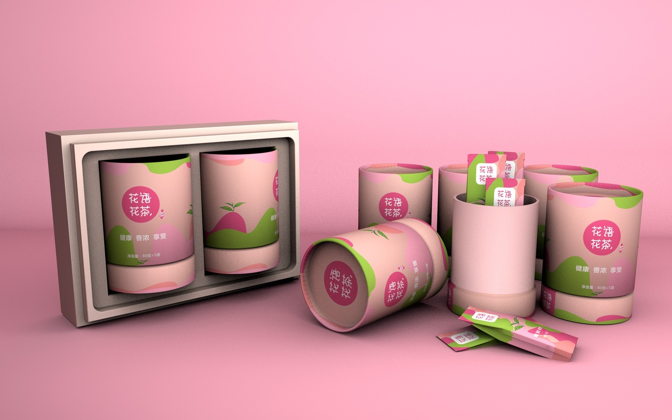 花语花茶品牌LOGO设计图3