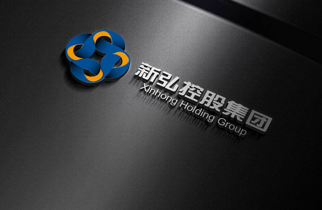 新弘控股集团LOGO设计图2