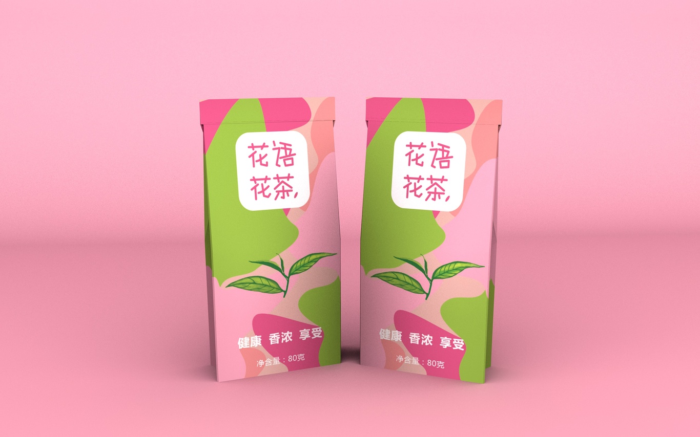 花语花茶品牌LOGO设计图2