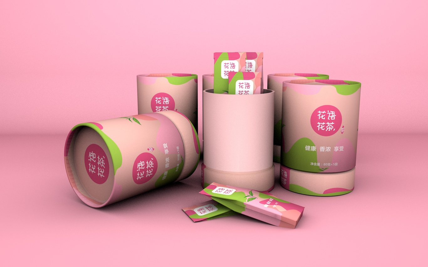 花语花茶品牌LOGO设计图0