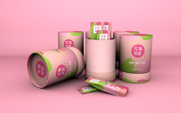 花语花茶品牌LOGO设计