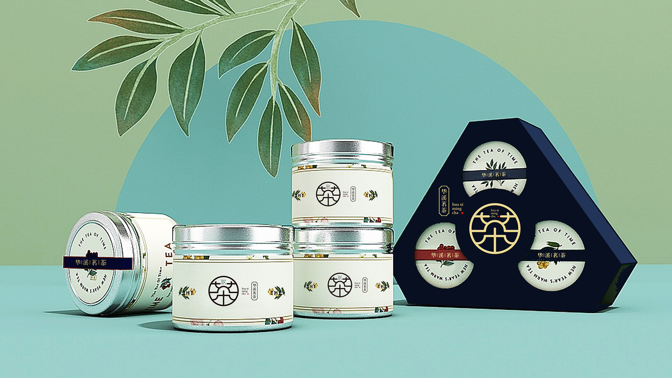 华溪茗搽品牌LOGO设计图0