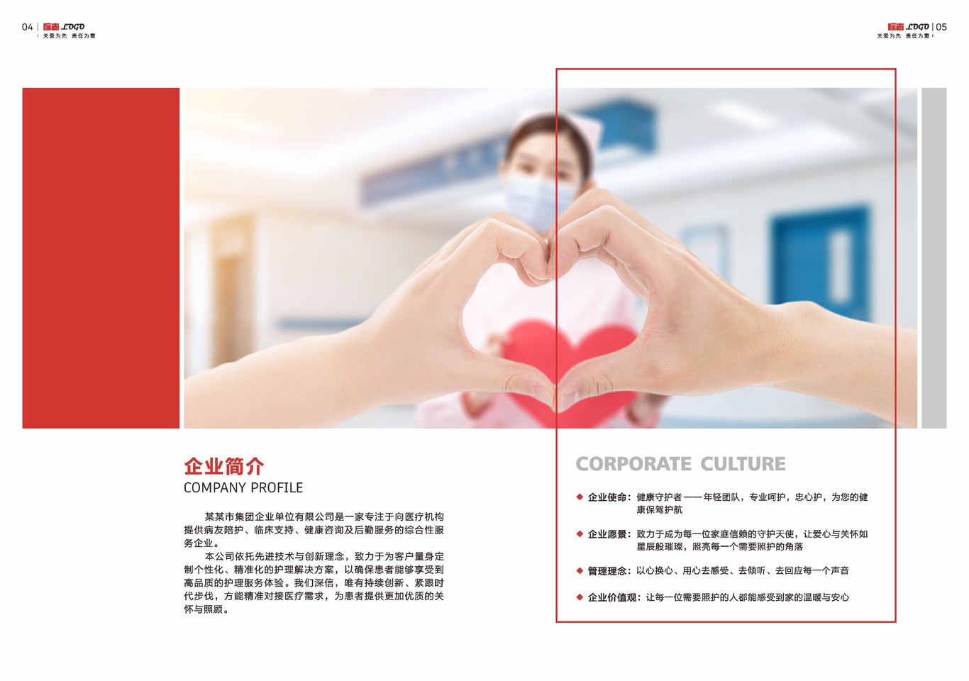 護理行業畫冊圖2