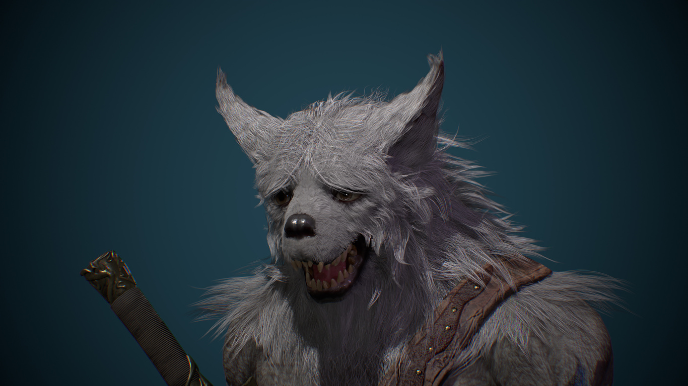 白狼刀兵，仙与龙图1