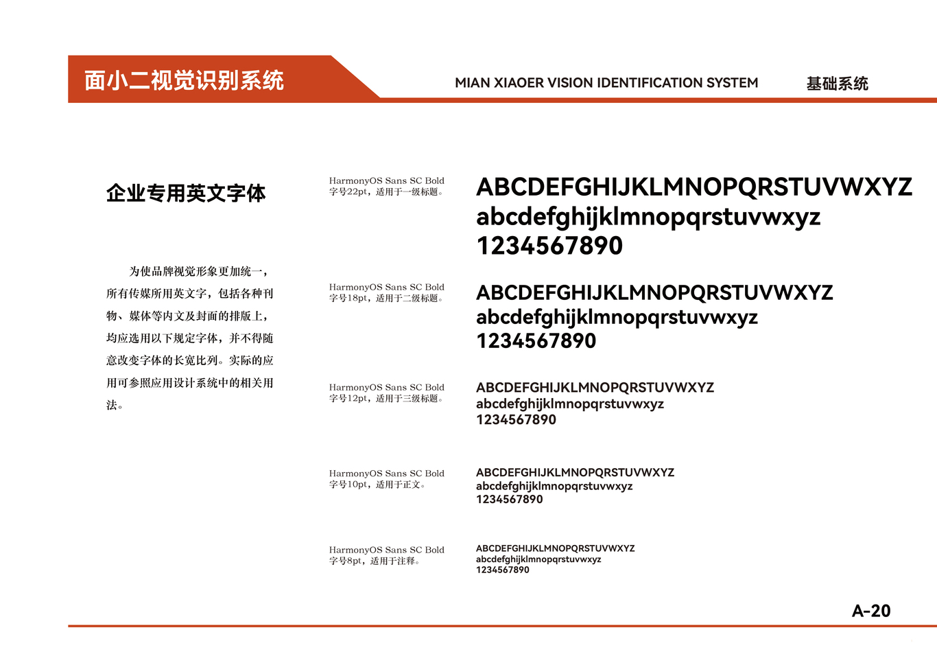面小二品牌视觉识别系统手册图22