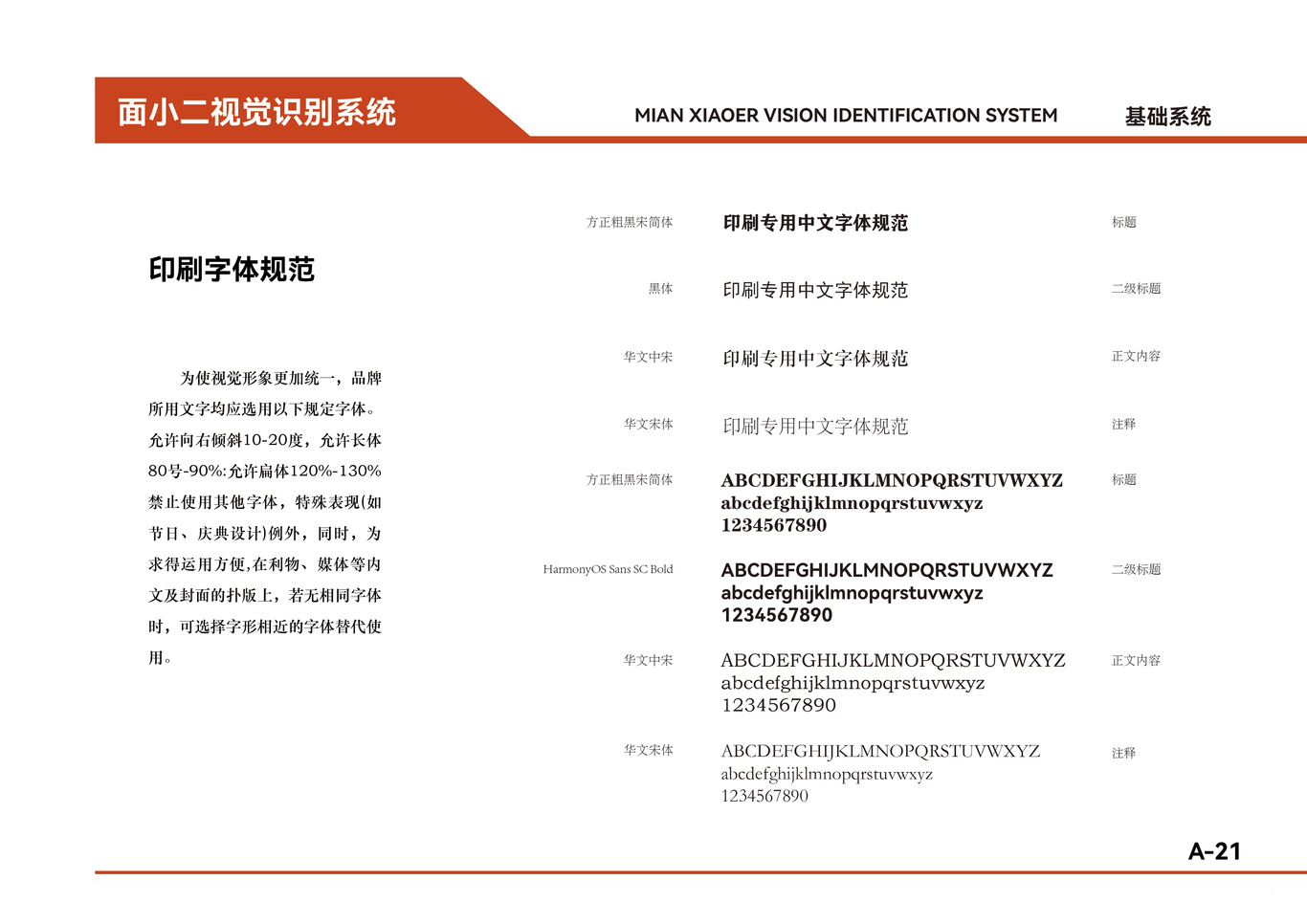 面小二品牌视觉识别系统手册图23