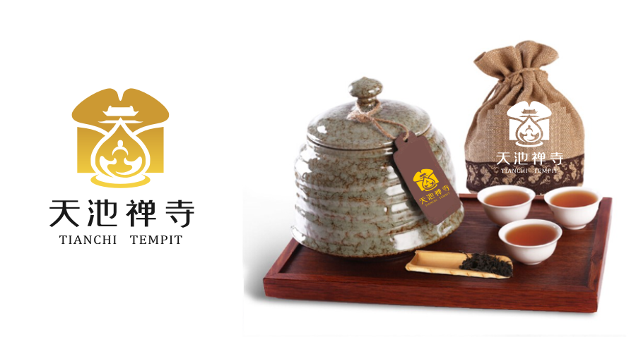天池禪寺logo設計提案圖3