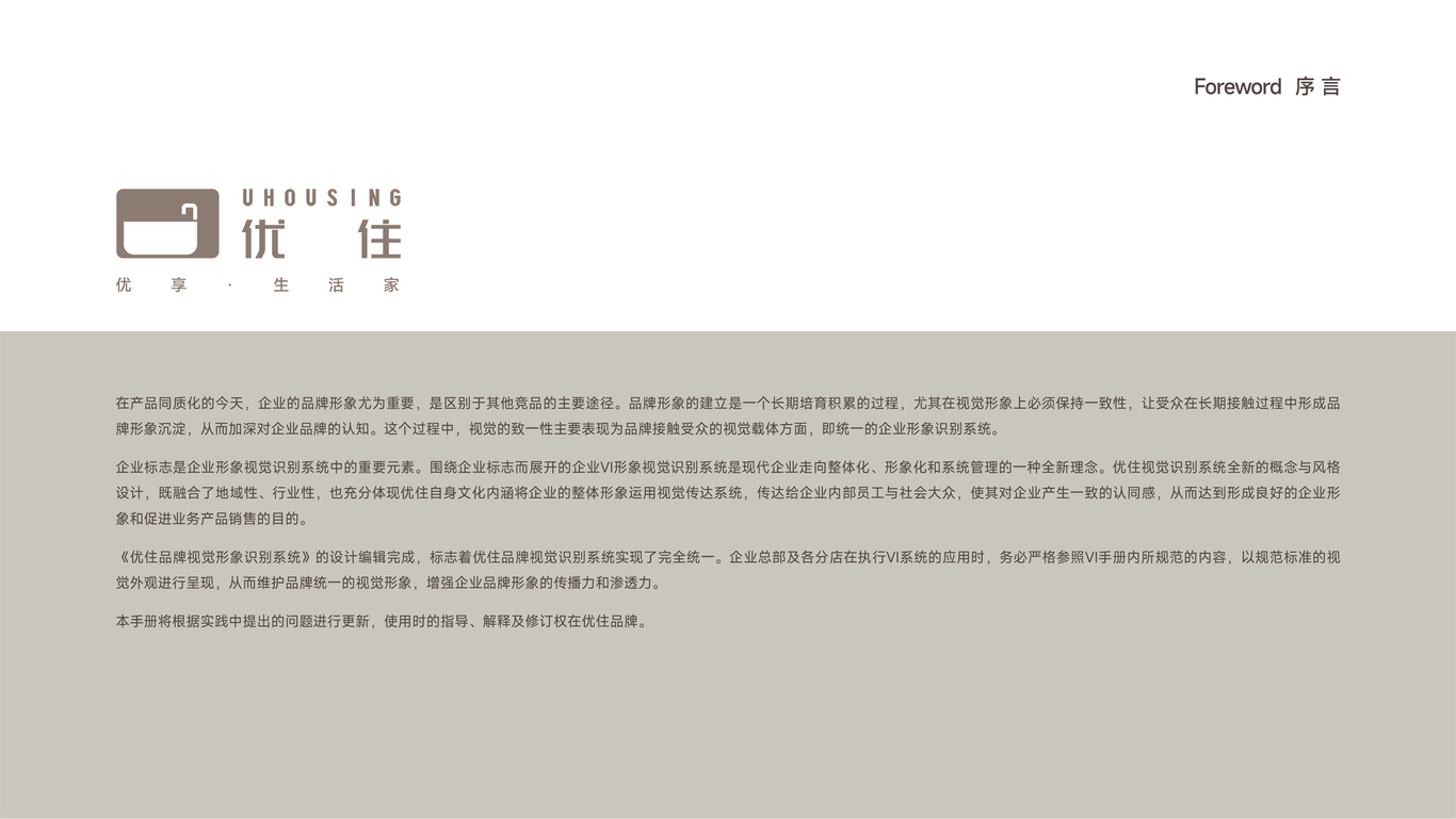 优住Uhousing 品牌视觉形象识别系统图1