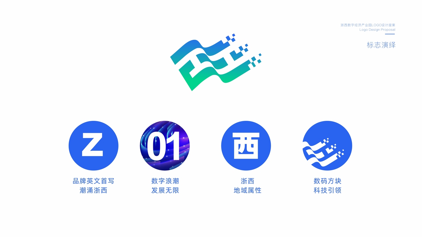 浙西數字經(jīng)濟產(chǎn)業(yè)園logo設計圖8