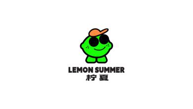 一款手打檸檬茶LOGO設計