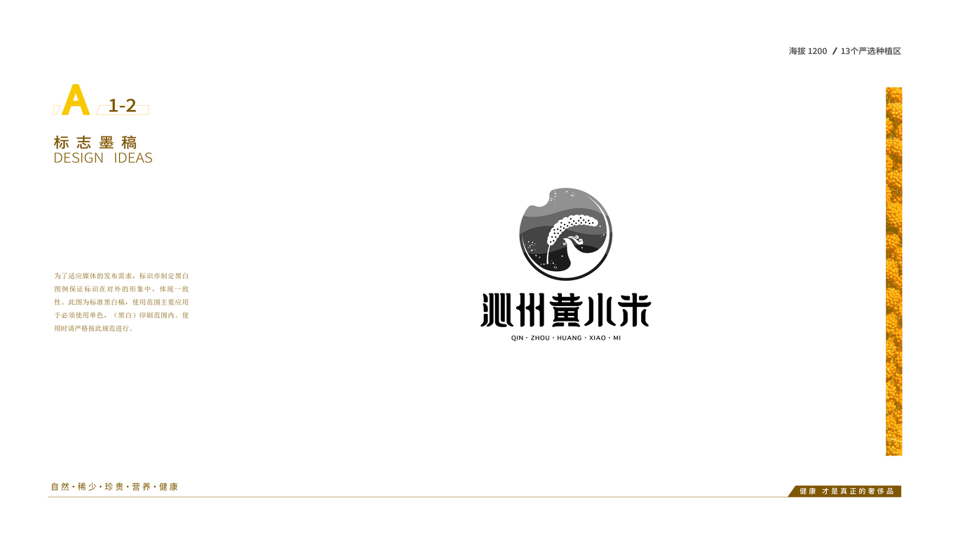 沁州黃品牌升級logo設計+VI設計圖4