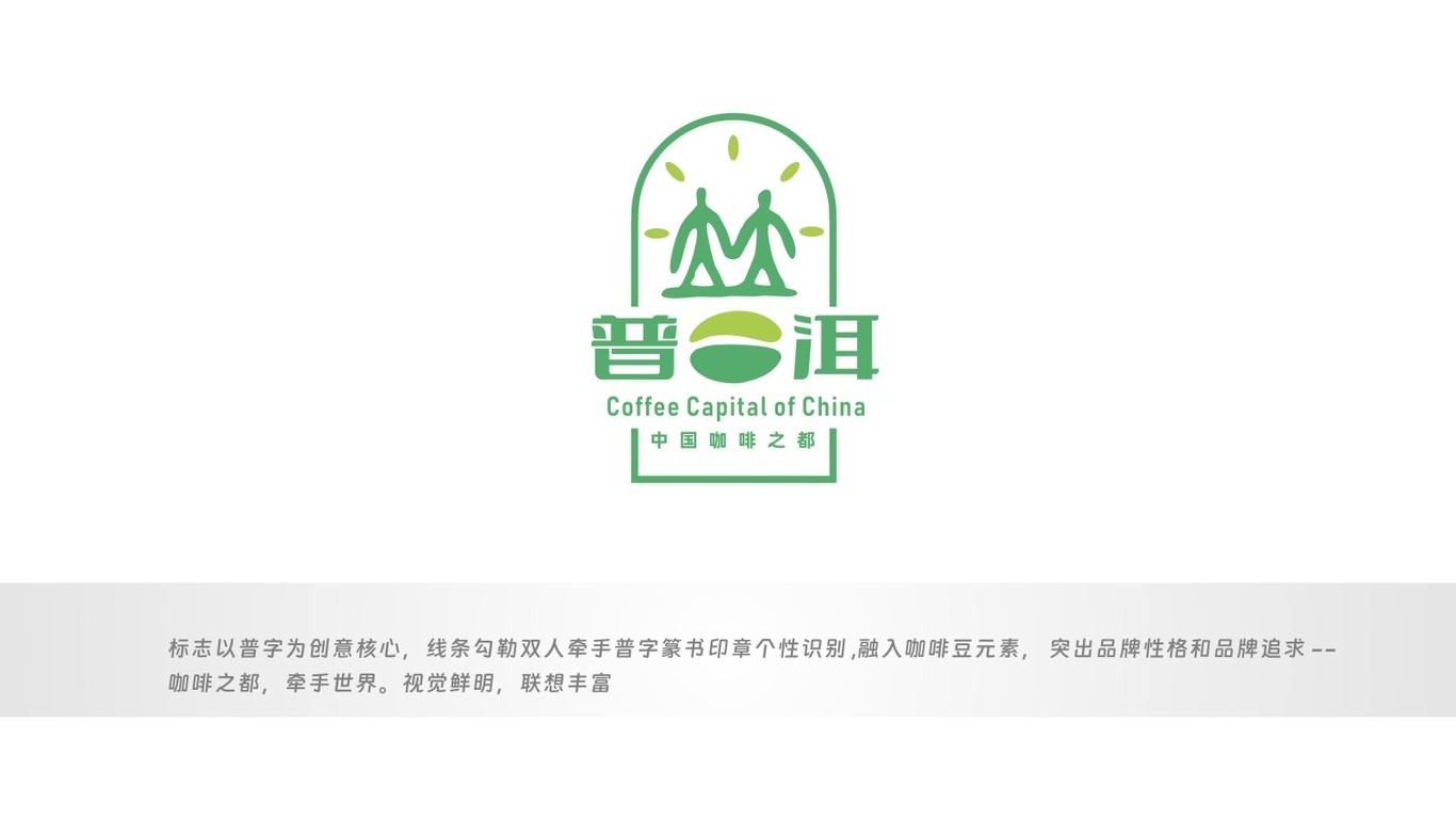 中國咖啡之都普洱logo設計提案圖1