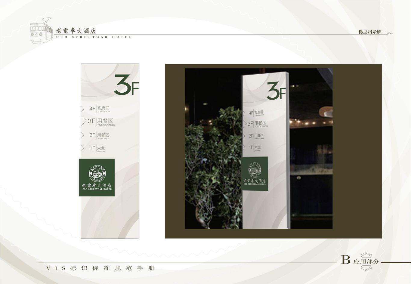 老电车大酒店VI系统（酒店外部环境系统）图17