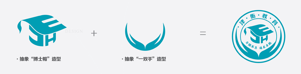 天津津衡中学LOGO设计图3