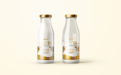 北纬45°鲜牛奶包装设计