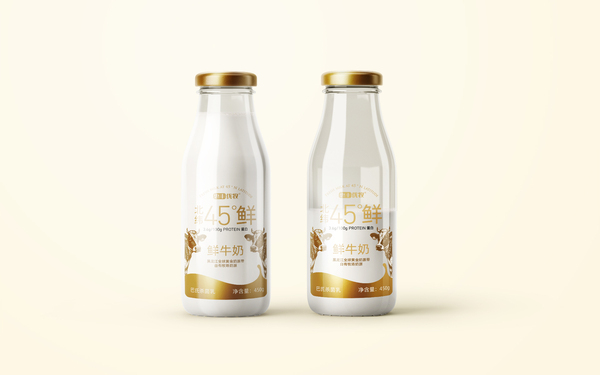 北緯45°鮮牛奶包裝設(shè)計
