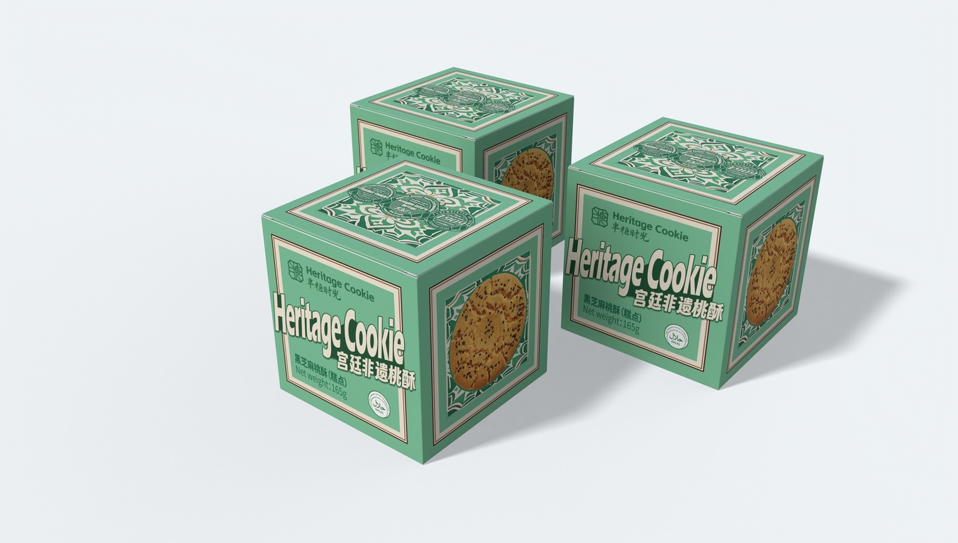 宫廷非遗桃酥出口马来西亚包装图7