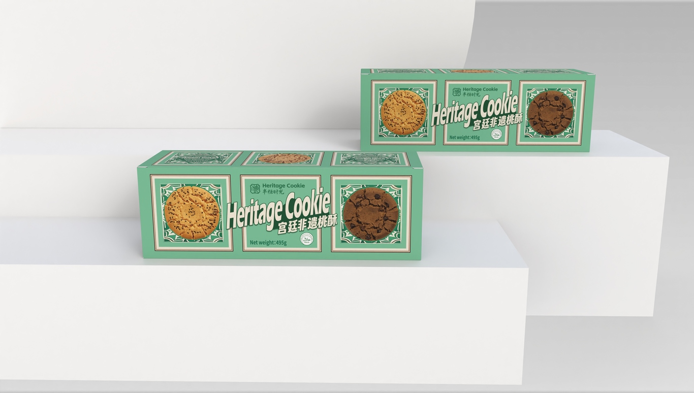 宫廷非遗桃酥出口马来西亚包装图1