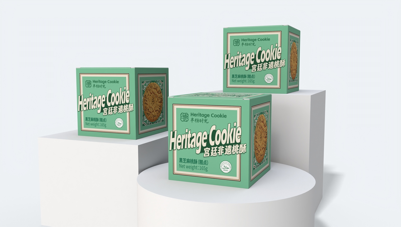宫廷非遗桃酥出口马来西亚包装图6