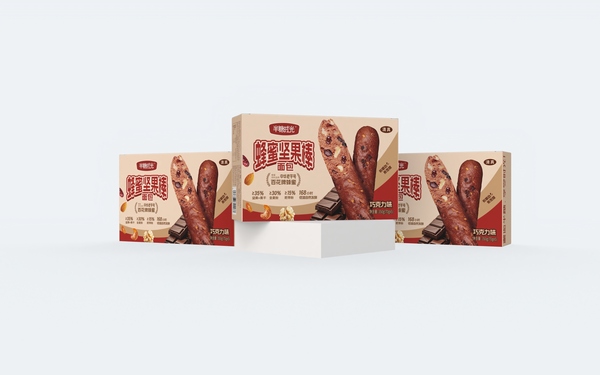 半糖時光 蜂蜜堅果棒包裝設計