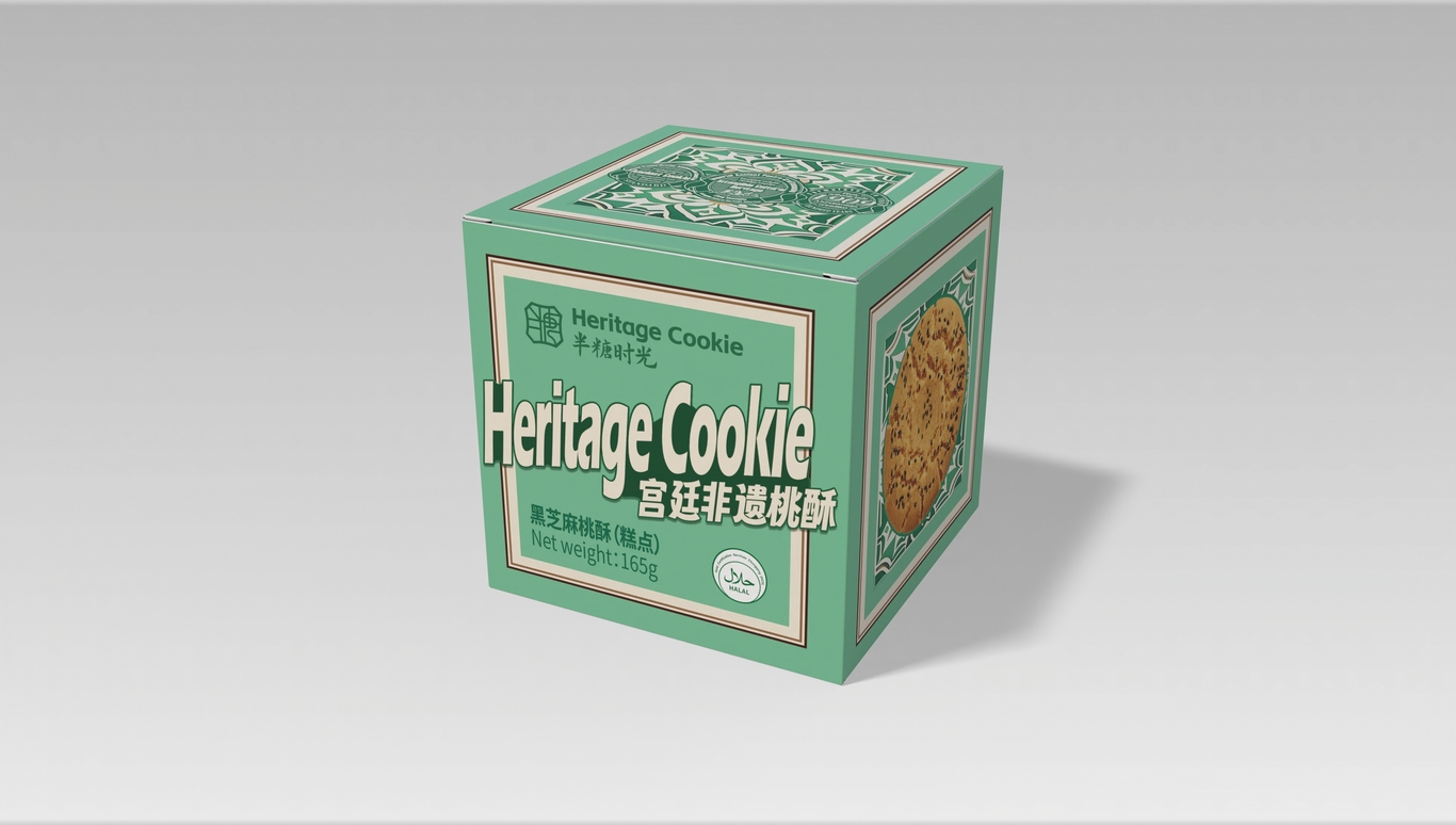 宫廷非遗桃酥出口马来西亚包装图4