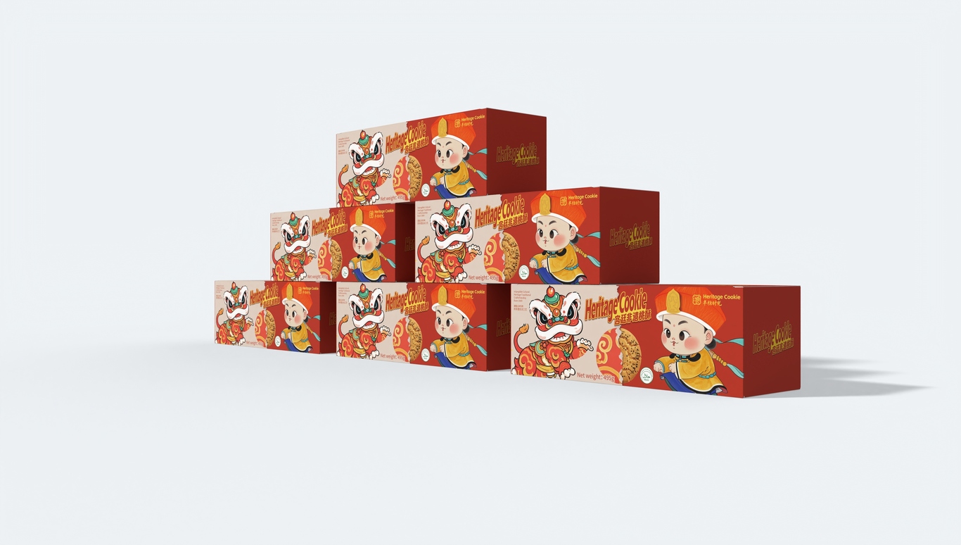 宫廷非遗桃酥出口马来西亚包装图12